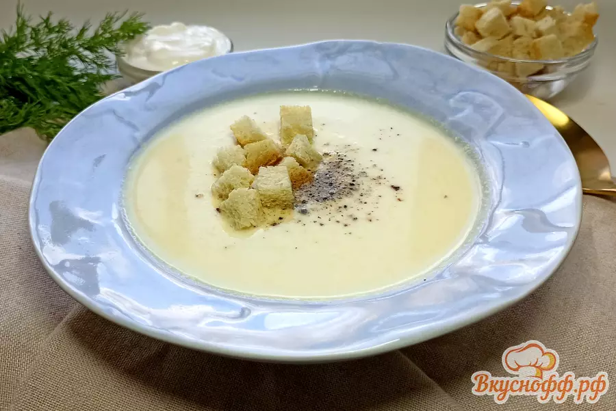 Суп-пюре с картофелем, грибами и курицей - оригинальный рецепт с пошаговыми фото